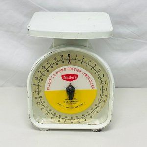 Vintage Pelouze 2LB Portion Control Kitchen Tool 1954 Nalley's Dial Model Y-32